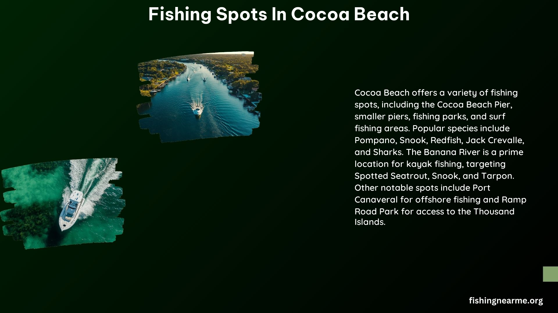 Fishing Spots in Cocoa Beach