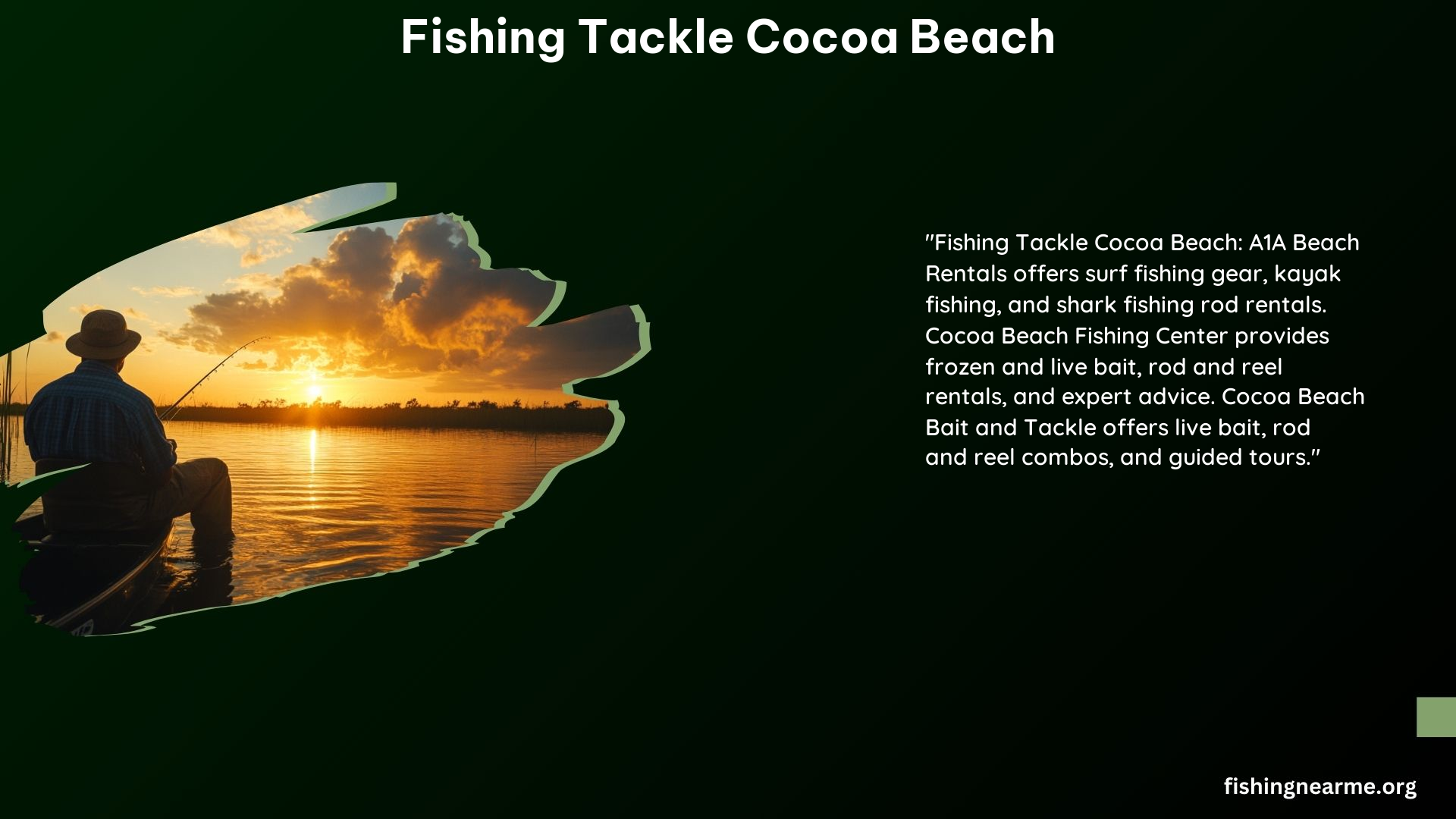 Fishing Tackle Cocoa Beach