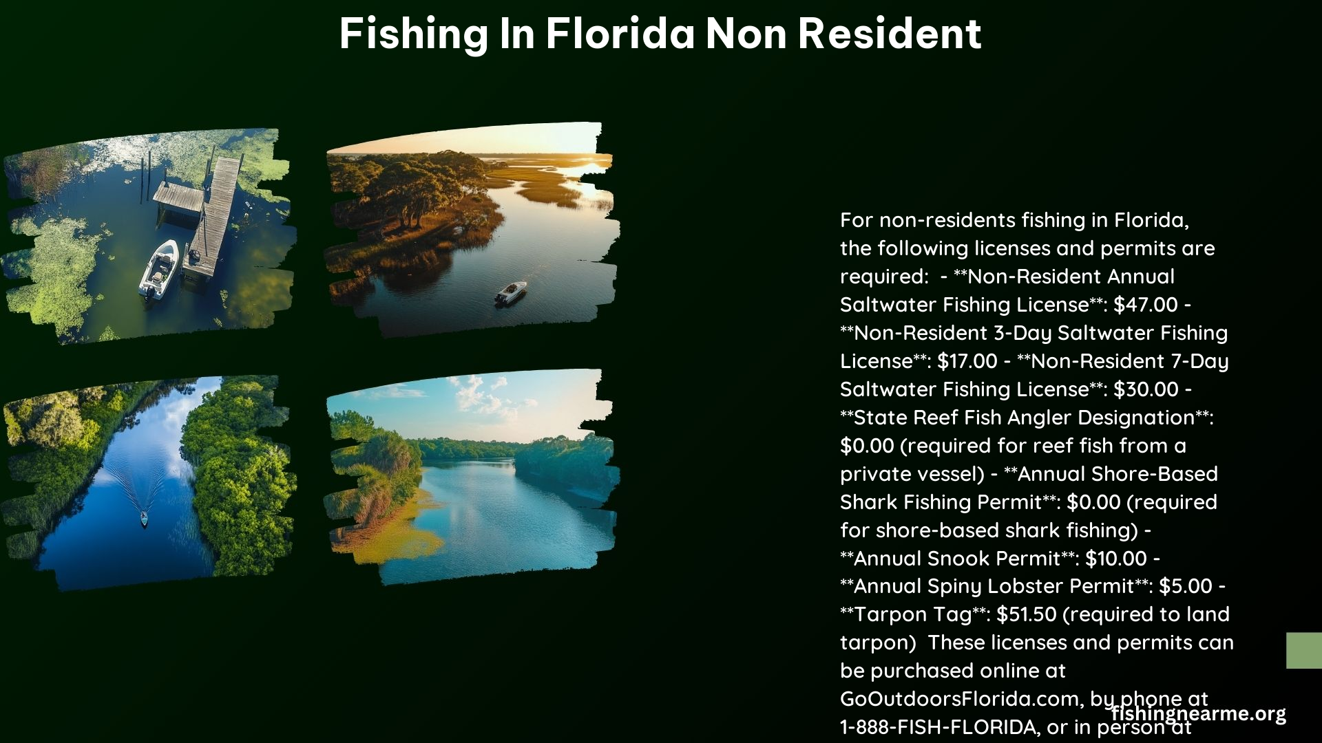 Fishing in Florida Non Resident