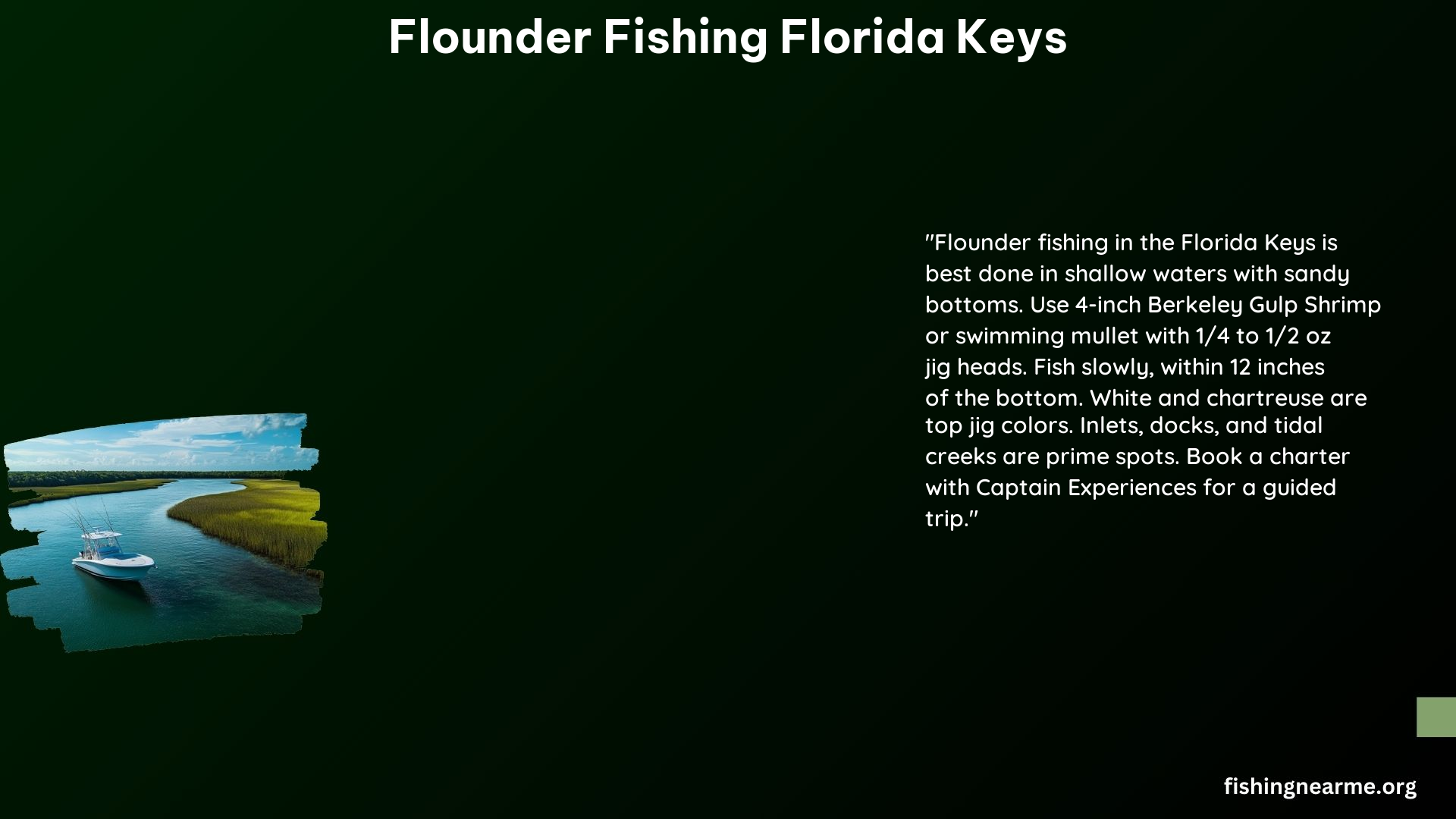 Flounder Fishing Florida Keys