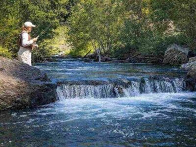 Salmon River Fishing at Salmon River Lodge in Idaho, USA